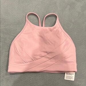 Lululemon y wrap front high neck bra